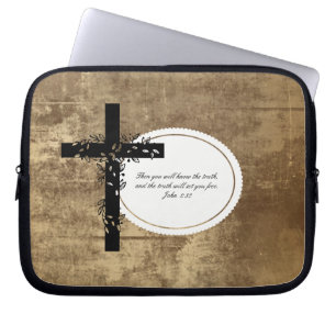 John 8:32 Laptop of Netbook Carrier Sleeve