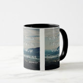 John 8:45 KJV Bible Scripture Pic Mug à deux tons (Devant droit)