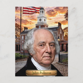 John Adams: 2e president van de Verenigde Staten Briefkaart