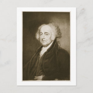 John Adams, 2e President van de Verenigde Staten v Briefkaart