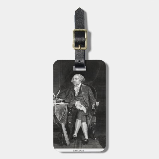 John Adams Bagagelabel (Voorkant verticaal)