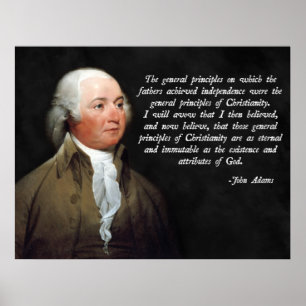 John Adams Christendom Poster