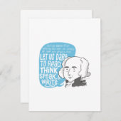 John Adams citeert briefkaart (Voorkant / Achterkant)