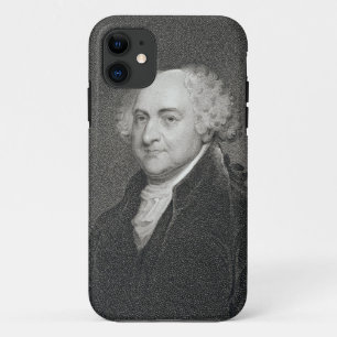 John Adams, gegraveerd door James Barton Longacre iPhone 11 Hoesje