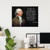 John Adams Natural Law Poster (Thuiskantoor)