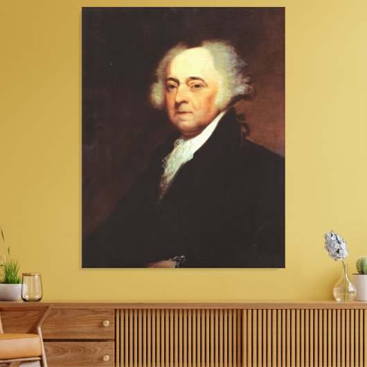JOHN ADAMS Portret van Asher B. Durand Print (Insitu (Woonkamer))