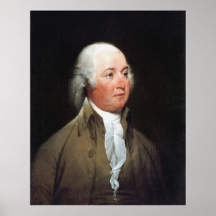 JOHN ADAMS Portret van John Trumbull Print