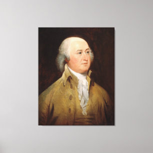 JOHN ADAMS Portret van John Trumbull Print