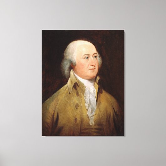 JOHN ADAMS Portret van John Trumbull Print (Voorkant)