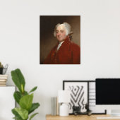 John Adams - Poster d'art raffiné Gilbert Stuart (Bureau à domicile)