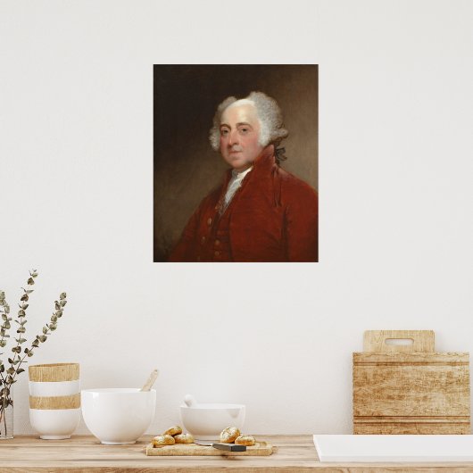 John Adams - Poster d'art raffiné Gilbert Stuart (Cuisine)