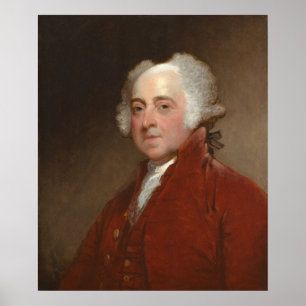 John Adams - Poster d'art raffiné Gilbert Stuart