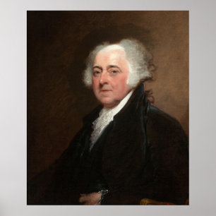 John Adams - Poster d'art raffiné Gilbert Stuart