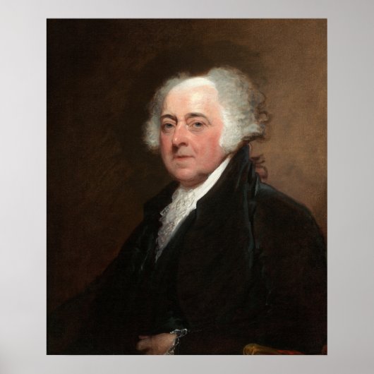 John Adams - Poster d'art raffiné Gilbert Stuart (Devant)