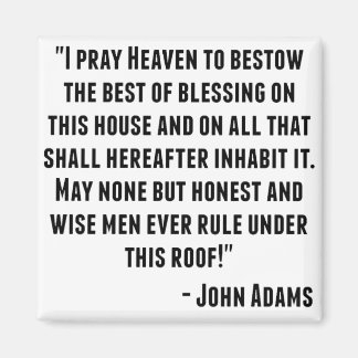 John Adams Quote Magneet