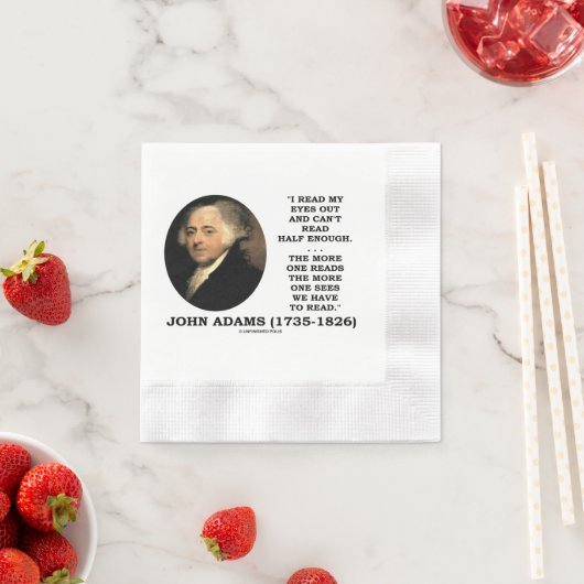 John Adams Read My Eyes Out Can't Read Half Enough Servet (Insitu)