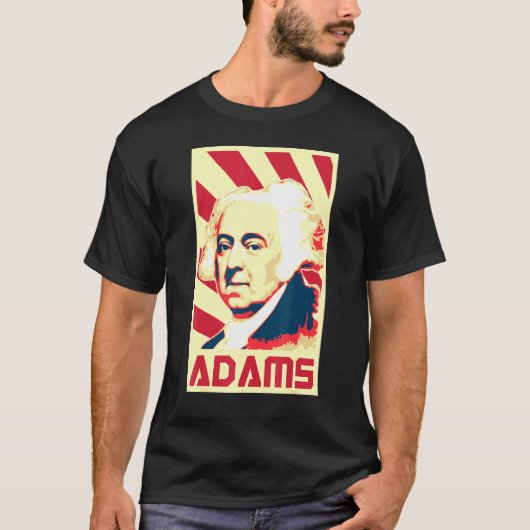 John Adams Retro Propaganda T-shirt (Voorkant)