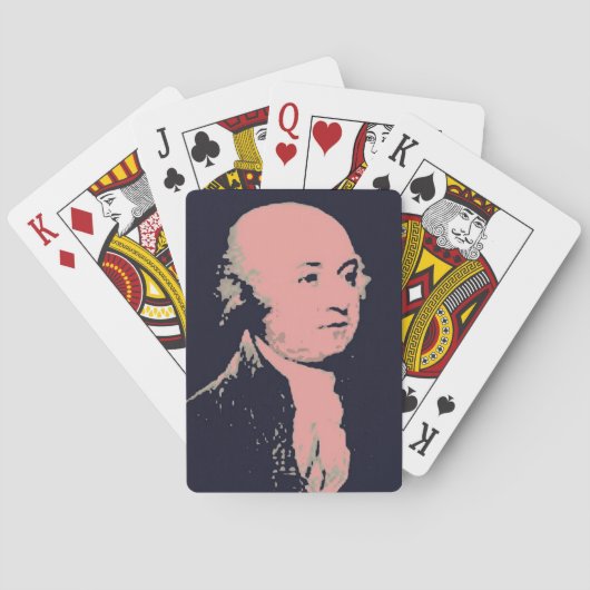 John Adams Speelkaarten (Achterkant)