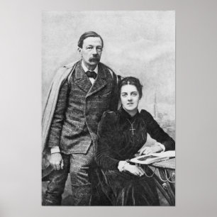 John Addington Symonds en Zijne Dochter, 1891 Poster