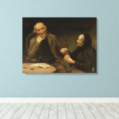 John Anderson, My Jo, 1894 (olie op canvas) Canvas Afdruk (Insitu (Houten vloer))