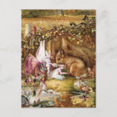 John Anster Fitzgerald - De gewonde eekhoorn Briefkaart (Voorkant)