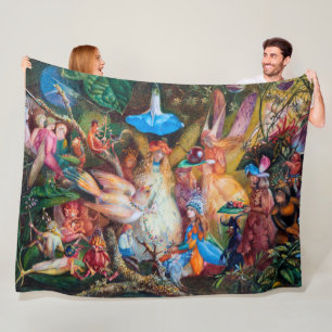 John Anster Fitzgerald, favoriet voor de Fairies Fleece Deken