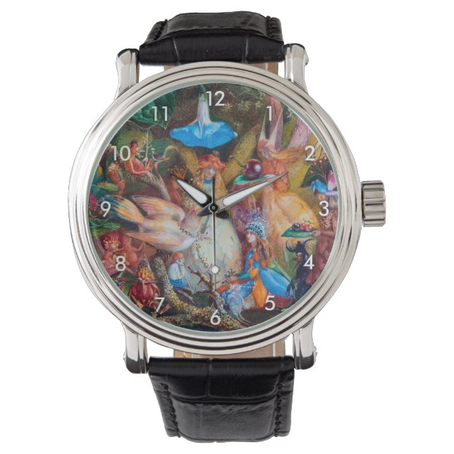 John Anster Fitzgerald, favoriet voor de Fairies Horloge (Voorkant)