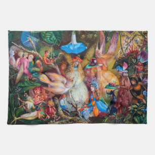 John Anster Fitzgerald, favoriet voor de Fairies Theedoek