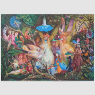 John Anster Fitzgerald, favoriet voor de Fairies Tissuepapier
