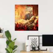 John Anster Fitzgerald: Het dingetje dat droomt .. Poster (Thuiskantoor)