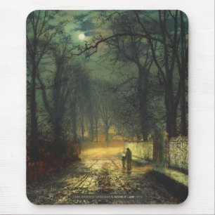 John Atkinson Grimshaw A moonlit lane 1874 CC0230 Muismat