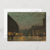 John Atkinson Grimshaw - Boar Lane, Leeds Briefkaart (Voorkant / Achterkant)