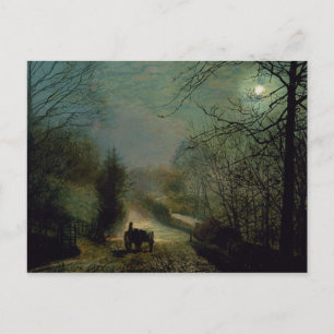 John Atkinson Grimshaw Forge Valley Briefkaart