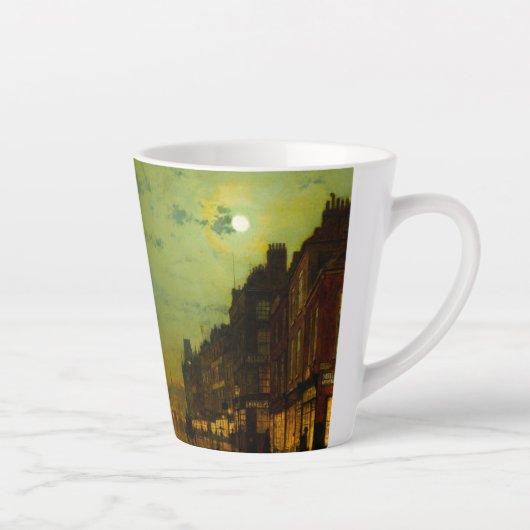John Atkinson Grimshaw Glasgow Docks Latte Mok (Rechts)