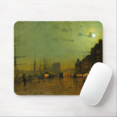 John Atkinson Grimshaw Glasgow Docks Muismat (Met muis)