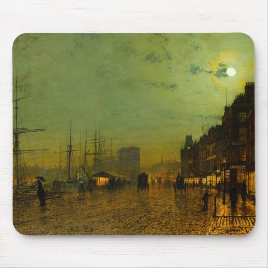 John Atkinson Grimshaw Glasgow Docks Muismat (Voorkant)
