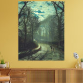 John Atkinson Grimshaw - Nearing home Canvas Afdruk (Insitu (Woonkamer))