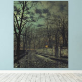 John Atkinson Grimshaw - November Canvas Afdruk (Insitu (Houten vloer))