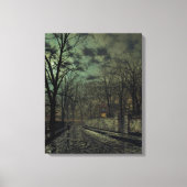 John Atkinson Grimshaw - november Canvas Afdruk (Voorkant)
