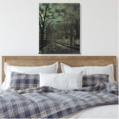 John Atkinson Grimshaw - november Canvas Afdruk (Insitu (Slaapkamer))