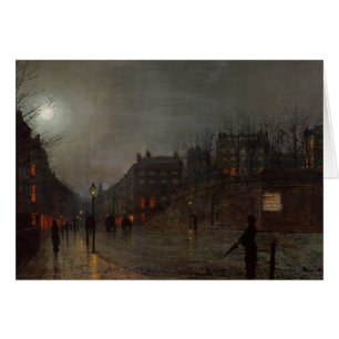 John Atkinson Grimshaw s'attaquant à la maison