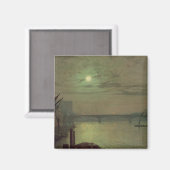 John Atkinson Grimshaw | Southwark Bridge, 1882 o Magneet (Voorkant / Achterkant)