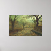 John Atkinson Grimshaw - Stapleton Park, near Pont Canvas Afdruk (Voorkant)