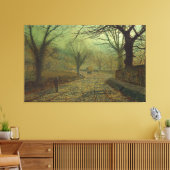 John Atkinson Grimshaw - Stapleton Park, near Pont Canvas Afdruk (Insitu (Woonkamer))