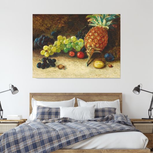 John Atkinson Grimshaw - Still Life With Canvas Afdruk (Insitu (Slaapkamer))