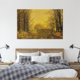 John Atkinson Grimshaw - The Queen’s Highway Canvas Afdruk