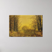 John Atkinson Grimshaw - The Queen’s Highway Canvas Afdruk (Voorkant)
