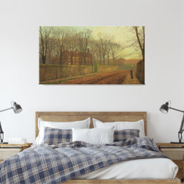 John Atkinson Grimshaw - The Rookery Canvas Afdruk