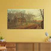 John Atkinson Grimshaw - The Rookery Canvas Afdruk (Insitu (Woonkamer))