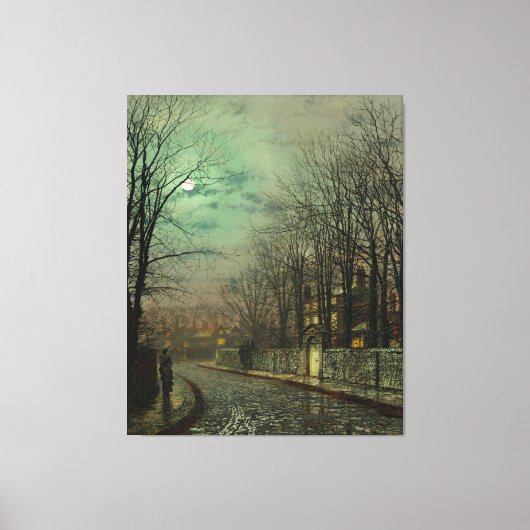 John Atkinson Grimshaw - The Tryst Canvas Afdruk (Voorkant)